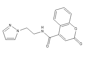 2-keto-N-(2-pyrazol-1-ylethyl)chromene-4-carboxamide