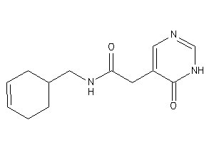 N-(cyclohex-3-en-1-ylmethyl)-2-(6-keto-1H-pyrimidin-5-yl)acetamide