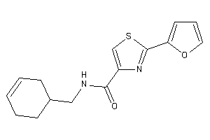 N-(cyclohex-3-en-1-ylmethyl)-2-(2-furyl)thiazole-4-carboxamide