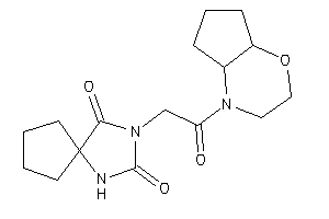 Image of 3-[2-(3,4a,5,6,7,7a-hexahydro-2H-cyclopenta[b][1,4]oxazin-4-yl)-2-keto-ethyl]-1,3-diazaspiro[4.4]nonane-2,4-quinone