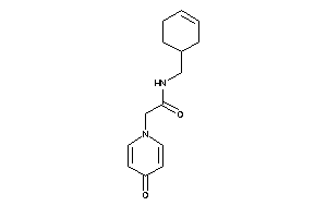 N-(cyclohex-3-en-1-ylmethyl)-2-(4-keto-1-pyridyl)acetamide