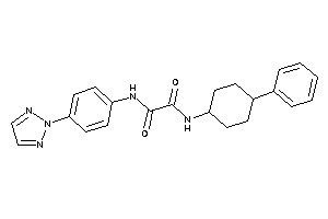 N-(4-phenylcyclohexyl)-N'-[4-(triazol-2-yl)phenyl]oxamide