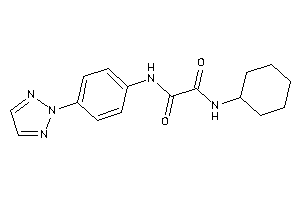 N-cyclohexyl-N'-[4-(triazol-2-yl)phenyl]oxamide