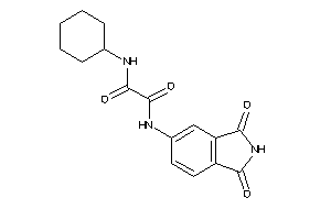 N-cyclohexyl-N'-(1,3-diketoisoindolin-5-yl)oxamide