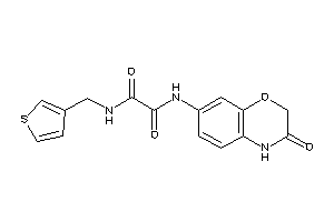 N-(3-keto-4H-1,4-benzoxazin-7-yl)-N'-(3-thenyl)oxamide