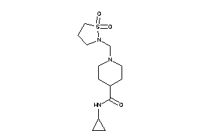 Image of N-cyclopropyl-1-[(1,1-diketo-1,2-thiazolidin-2-yl)methyl]isonipecotamide