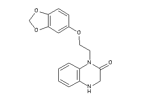 1-[2-(1,3-benzodioxol-5-yloxy)ethyl]-3,4-dihydroquinoxalin-2-one