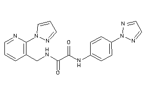 N-[(2-pyrazol-1-yl-3-pyridyl)methyl]-N'-[4-(triazol-2-yl)phenyl]oxamide