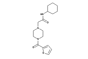 N-cyclohexyl-2-[4-(2-furoyl)piperazino]acetamide