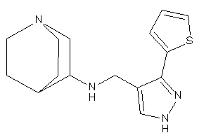 Quinuclidin-3-yl-[[3-(2-thienyl)-1H-pyrazol-4-yl]methyl]amine