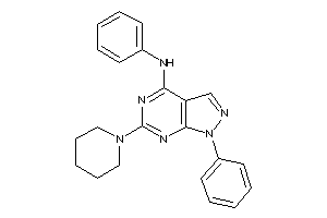 Phenyl-(1-phenyl-6-piperidino-pyrazolo[3,4-d]pyrimidin-4-yl)amine