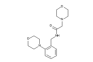 2-morpholino-N-(2-morpholinobenzyl)acetamide