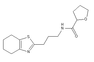 N-[3-(4,5,6,7-tetrahydro-1,3-benzothiazol-2-yl)propyl]tetrahydrofuran-2-carboxamide