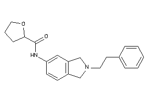 N-(2-phenethylisoindolin-5-yl)tetrahydrofuran-2-carboxamide