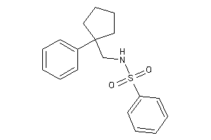 N-[(1-phenylcyclopentyl)methyl]benzenesulfonamide