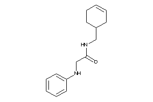 2-anilino-N-(cyclohex-3-en-1-ylmethyl)acetamide