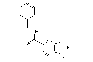 N-(cyclohex-3-en-1-ylmethyl)-1H-benzotriazole-5-carboxamide