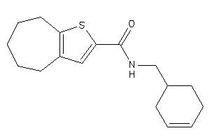 N-(cyclohex-3-en-1-ylmethyl)-5,6,7,8-tetrahydro-4H-cyclohepta[b]thiophene-2-carboxamide