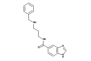 N-[3-(benzylamino)propyl]-1H-benzimidazole-5-carboxamide