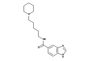 N-(5-piperidinopentyl)-1H-benzimidazole-5-carboxamide