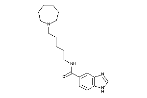 N-[5-(azepan-1-yl)pentyl]-1H-benzimidazole-5-carboxamide