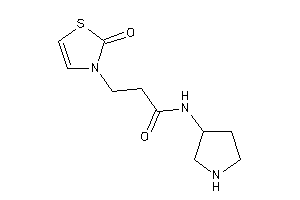 3-(2-keto-4-thiazolin-3-yl)-N-pyrrolidin-3-yl-propionamide