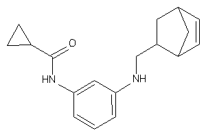 N-[3-(5-bicyclo[2.2.1]hept-2-enylmethylamino)phenyl]cyclopropanecarboxamide