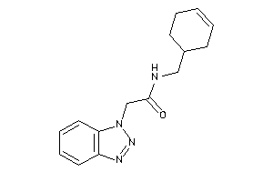 2-(benzotriazol-1-yl)-N-(cyclohex-3-en-1-ylmethyl)acetamide