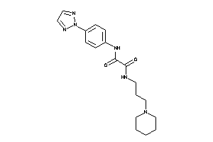 N-(3-piperidinopropyl)-N'-[4-(triazol-2-yl)phenyl]oxamide