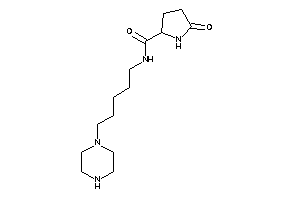 5-keto-N-(5-piperazinopentyl)pyrrolidine-2-carboxamide