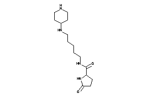 5-keto-N-[5-(4-piperidylamino)pentyl]pyrrolidine-2-carboxamide