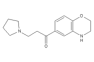 1-(3,4-dihydro-2H-1,4-benzoxazin-6-yl)-3-pyrrolidino-propan-1-one