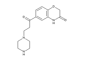 6-(3-piperazinopropanoyl)-4H-1,4-benzoxazin-3-one