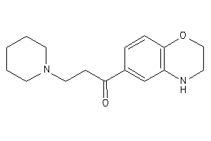 1-(3,4-dihydro-2H-1,4-benzoxazin-6-yl)-3-piperidino-propan-1-one