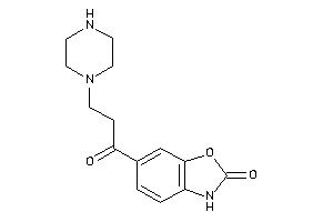 6-(3-piperazinopropanoyl)-3H-1,3-benzoxazol-2-one