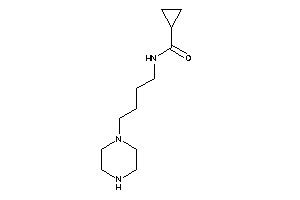 Image of N-(4-piperazinobutyl)cyclopropanecarboxamide