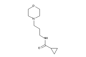 N-(3-morpholinopropyl)cyclopropanecarboxamide