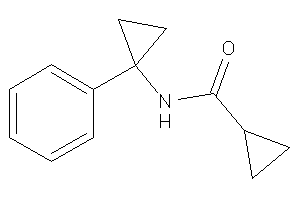 Image of N-(1-phenylcyclopropyl)cyclopropanecarboxamide