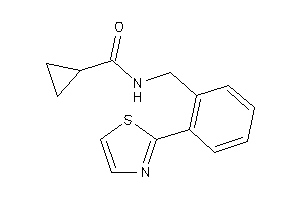 N-(2-thiazol-2-ylbenzyl)cyclopropanecarboxamide