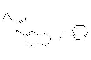 N-(2-phenethylisoindolin-5-yl)cyclopropanecarboxamide