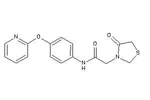 2-(4-ketothiazolidin-3-yl)-N-[4-(2-pyridyloxy)phenyl]acetamide