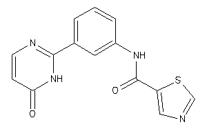 N-[3-(6-keto-1H-pyrimidin-2-yl)phenyl]thiazole-5-carboxamide