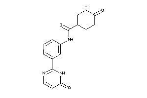 6-keto-N-[3-(6-keto-1H-pyrimidin-2-yl)phenyl]nipecotamide