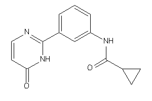 N-[3-(6-keto-1H-pyrimidin-2-yl)phenyl]cyclopropanecarboxamide