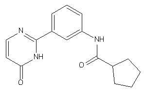 N-[3-(6-keto-1H-pyrimidin-2-yl)phenyl]cyclopentanecarboxamide