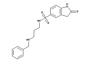 N-[3-(benzylamino)propyl]-2-keto-indoline-5-sulfonamide