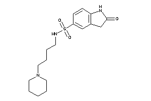 2-keto-N-(4-piperidinobutyl)indoline-5-sulfonamide