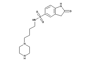 2-keto-N-(4-piperazinobutyl)indoline-5-sulfonamide