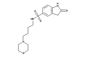 2-keto-N-(4-morpholinobutyl)indoline-5-sulfonamide