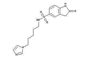 N-(5-imidazol-1-ylpentyl)-2-keto-indoline-5-sulfonamide